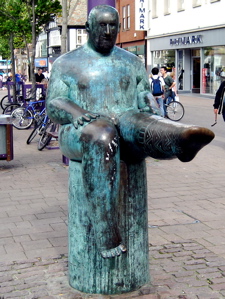 [An image showing The Sock Statue]